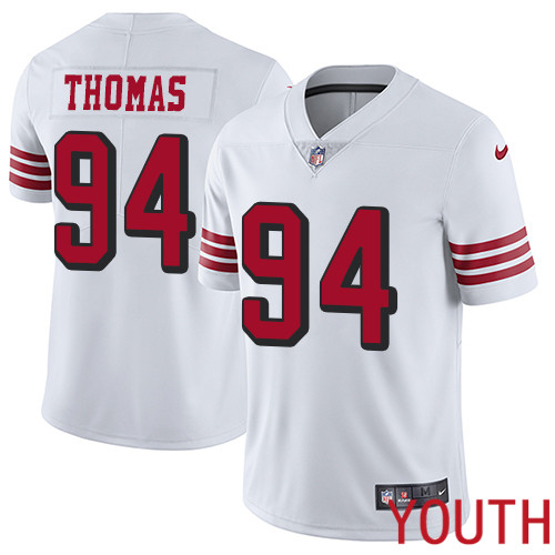 San Francisco 49ers Limited White Youth Solomon Thomas NFL Jersey 94 Rush Vapor Untouchable